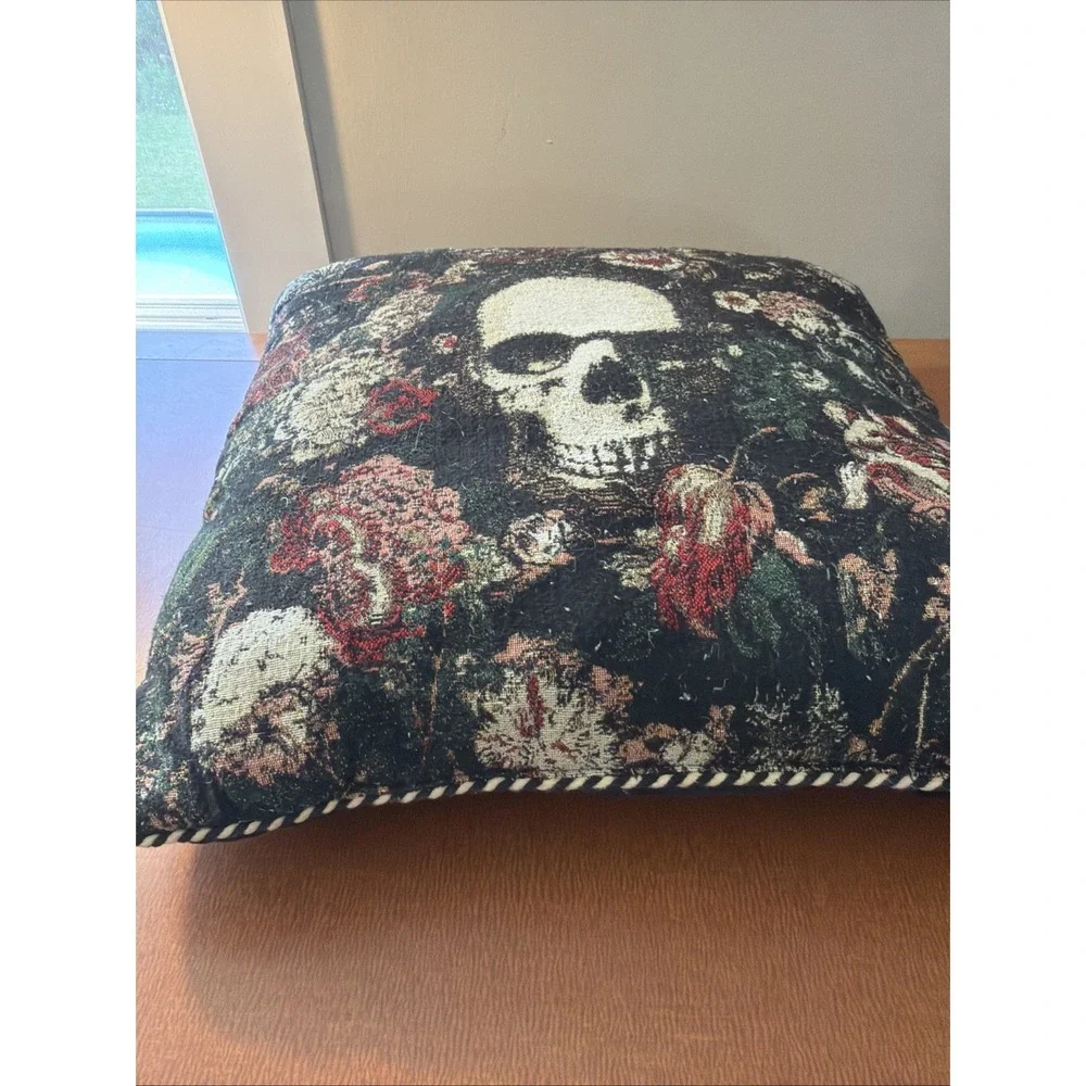Threshold Floral Sketeton Throw Pillow 18